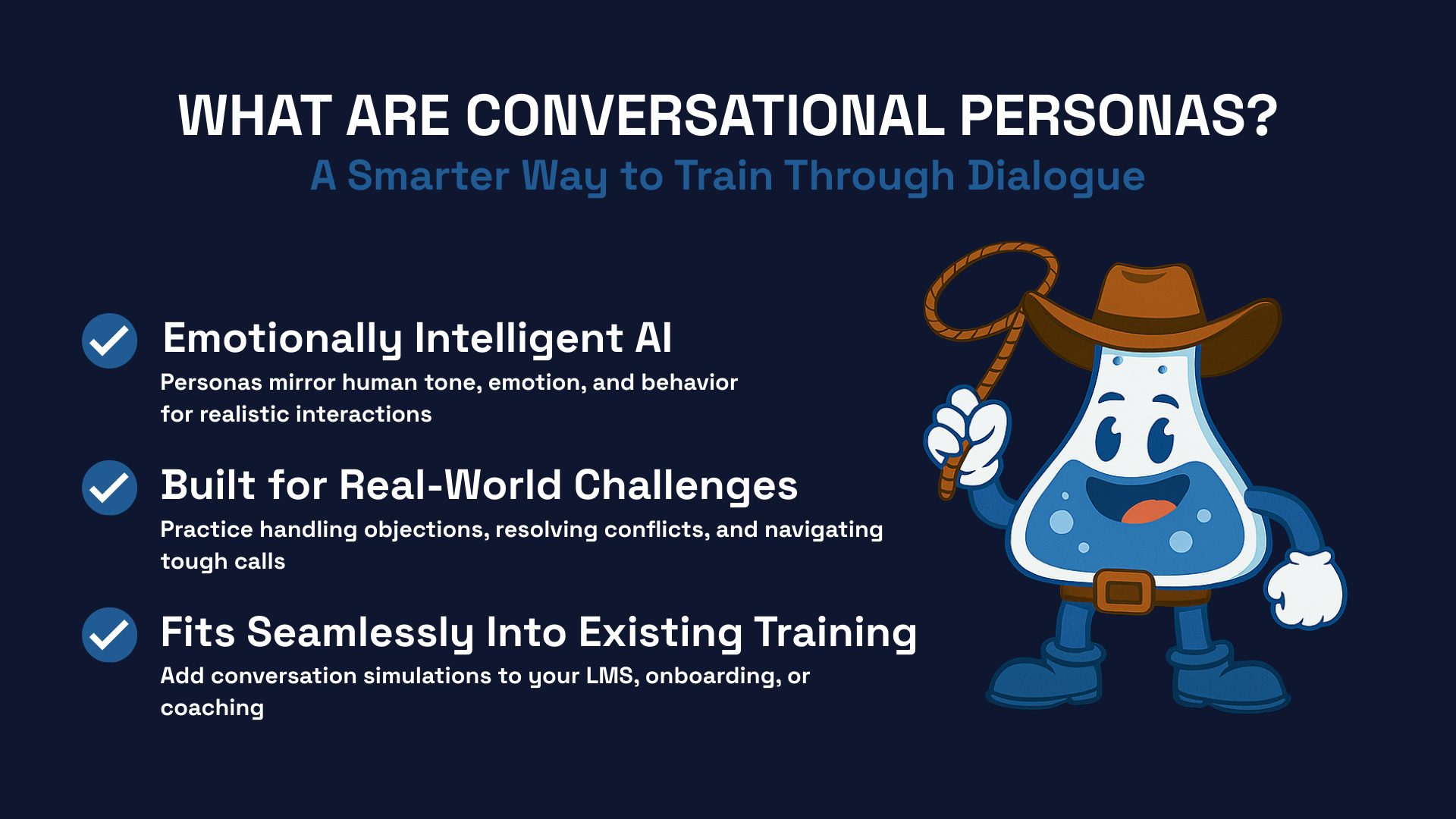 AI-powered conversational personas for employee training